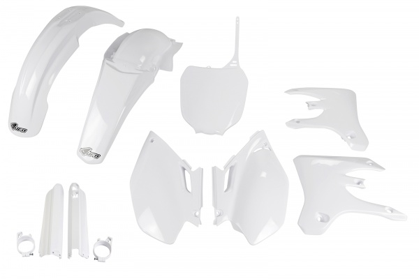 Full Plastic Kit white for Yamaha YZ 250 F (2003-04) - YZ 450 F (2003-04)